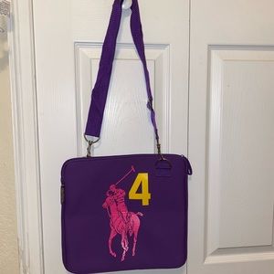 Polo Ralph Lauren tablet crossbody bag